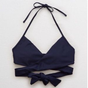 AERIE WRAP BIKINI TOP